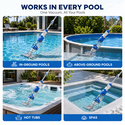 PoolGlide™ Handheld Pool Vaccum
