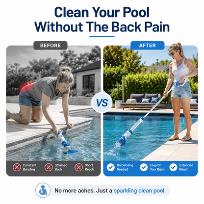 PoolGlide™ Handheld Pool Vaccum
